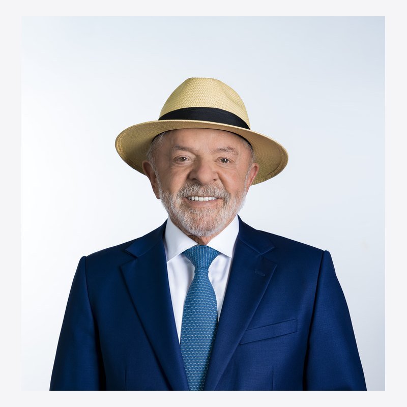 Foto oficial do presidente Lula